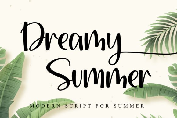 Dreamy Summer Font - Featured Image