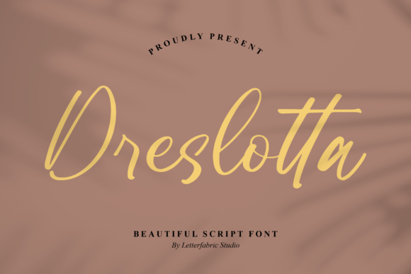 Dreslotta Font - Featured Image