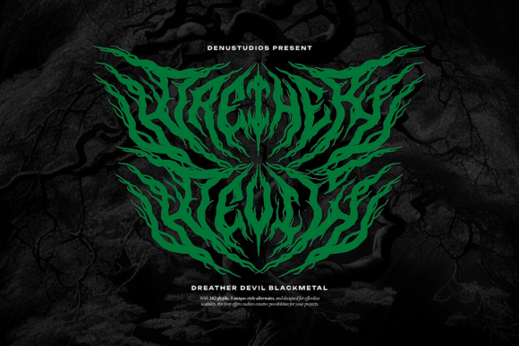 Drether Devil Font - Featured Image