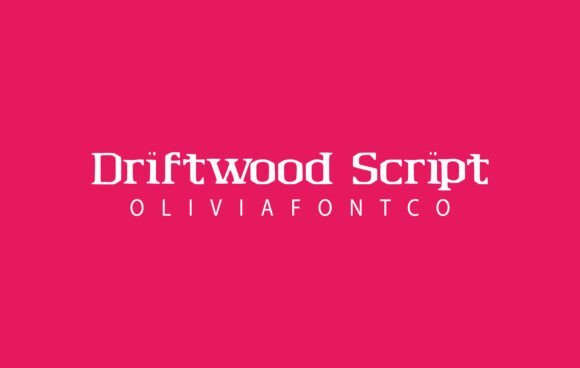 Driftwood Script Font - Featured Image