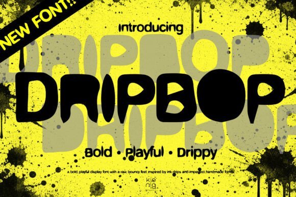 Dripbop Font - Featured Image
