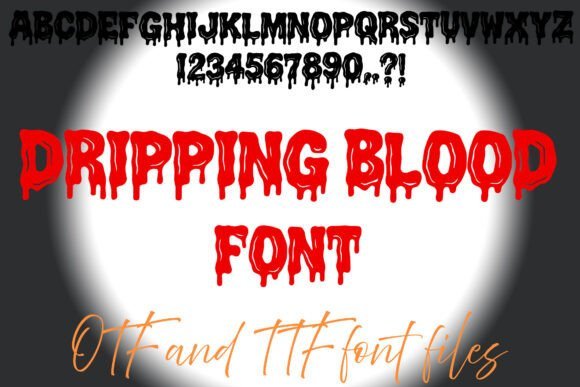 Dripping Blood Font - Featured Image