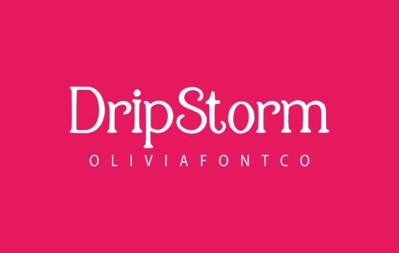 Dripstorm Font - Featured Image