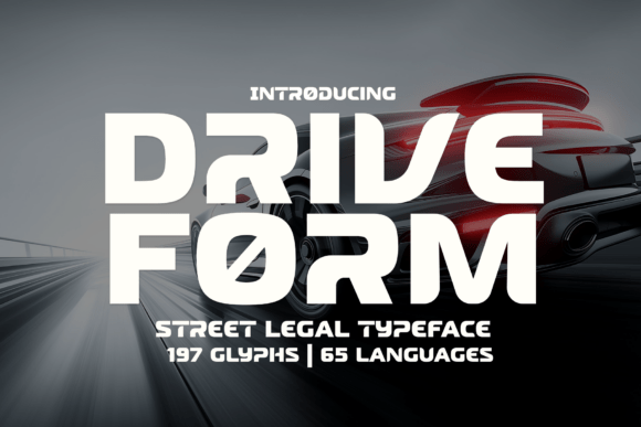 Drive Form Font - Featured Image