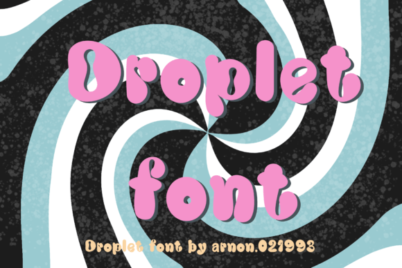 Droplet Font - Featured Image