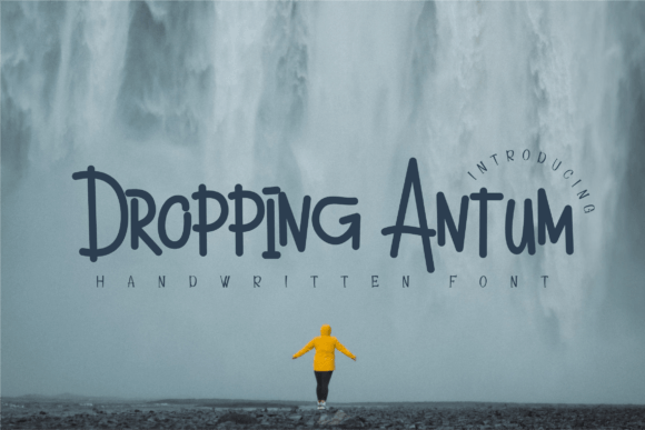 Dropping Antum Font - Featured Image