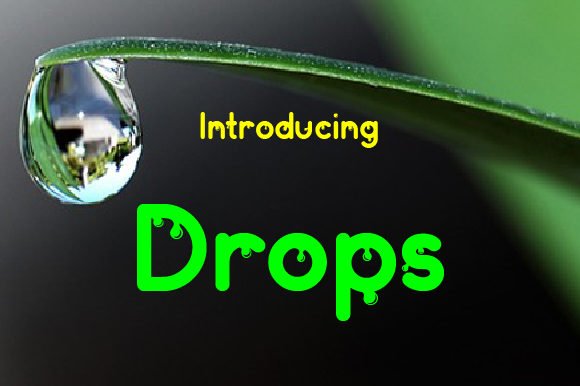 Drops Font - Featured Image