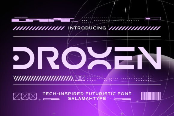 Droxen Font - Featured Image