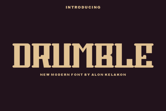 Drumble Font - Featured Image