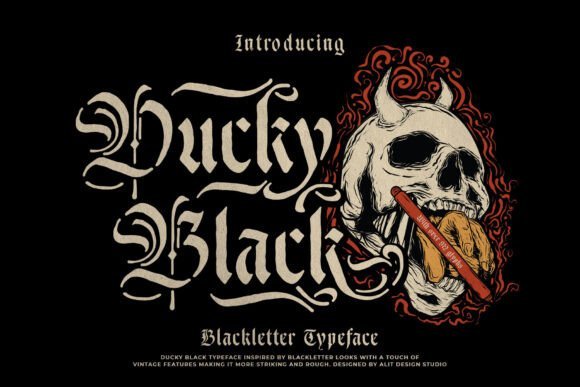 Ducky Black Font - Featured Image