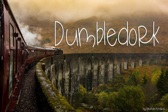Dumbledork Font - Featured Image