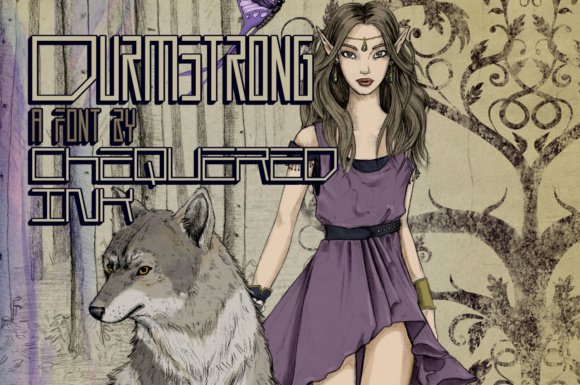 Durmstrong Font - Featured Image