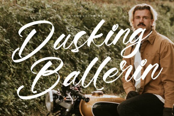 Dusking Ballerin Font - Featured Image