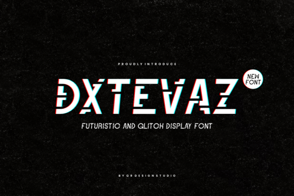 Dxtevaz Font - Featured Image