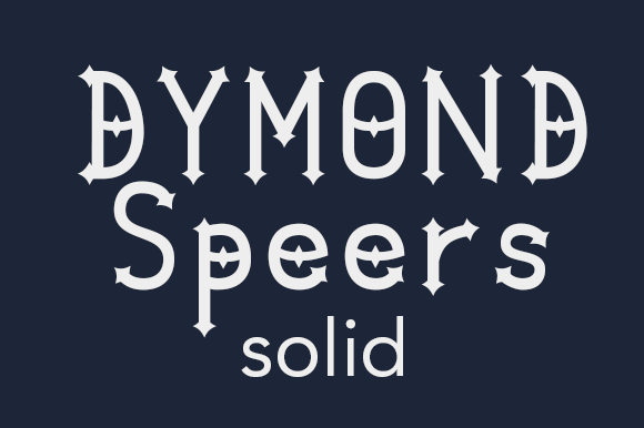 Dymond Speers Solid Font - Featured Image