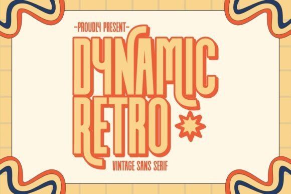 Dynamic Retro Font - Featured Image
