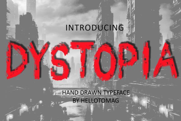 Dystopia Font - Featured Image