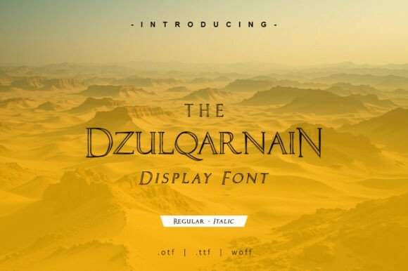 Dzulqarnain Font - Featured Image