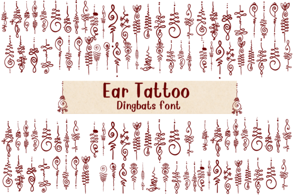 Ear Tattoo Font - Featured Image