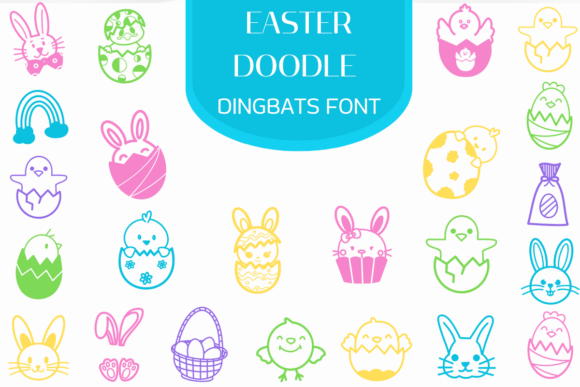 Easter Doodle Font - Featured Image