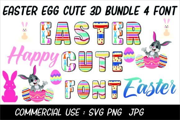Easter Egg Cute Font - Featured Image