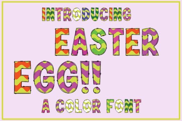 Easter Egg Font - Featured Image