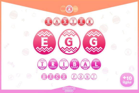 Easter Egg Tribal Font - Featured Image