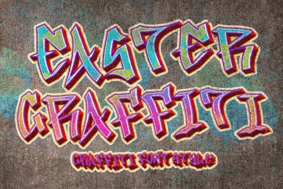 Easter Graffiti Font - Featured Image