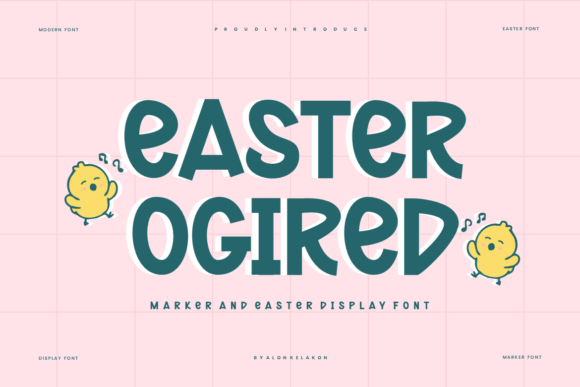 Easter Ogired Font - Featured Image