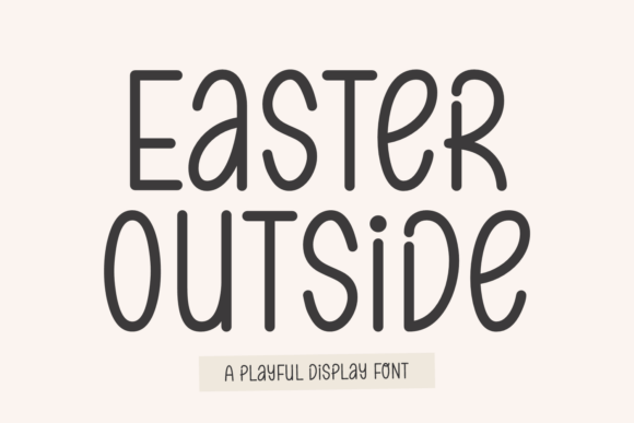 Easter Outside Font - Featured Image