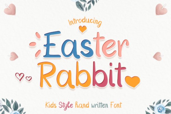 Easter Rabbit Font - Featured Image