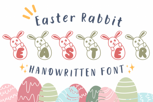 Easter Rabbit Font - Featured Image