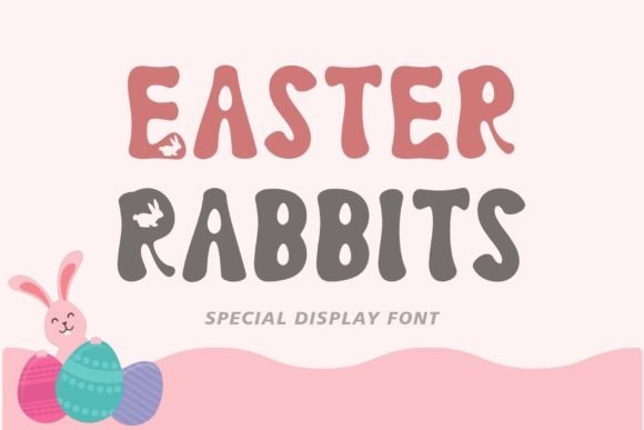 Easter Rabbits Font - Featured Image