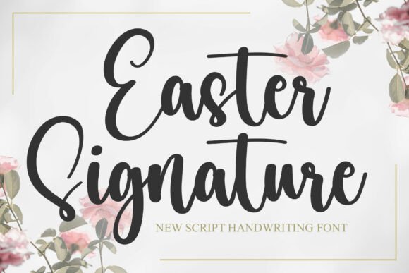 Easter Signature Font - Featured Image