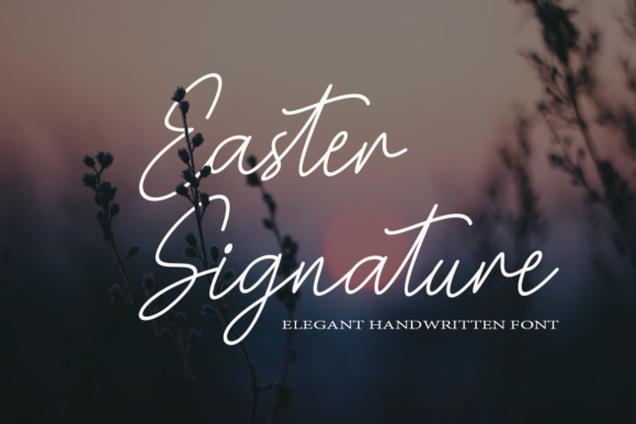 Easter Signature Font - Featured Image