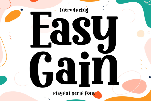 Easy Gain Font - Featured Image