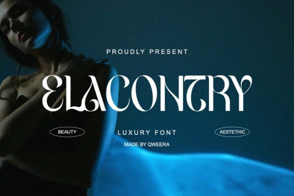 Elacontry Font - Featured Image