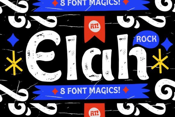 Elah Rough Font - Featured Image
