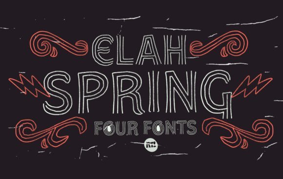 Elah Spring Font - Featured Image