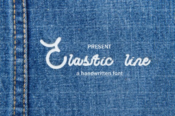 Elastic Line Font - Featured Image