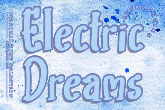 Electric Dreams Font - Featured Image