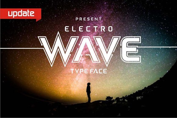 Electro Wave Font - Featured Image
