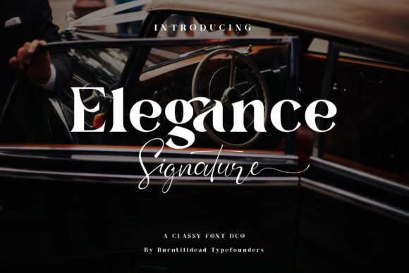 Elegance Signature Font - Featured Image