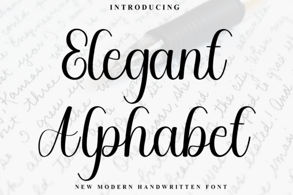 Elegant Alphabet Font - Featured Image