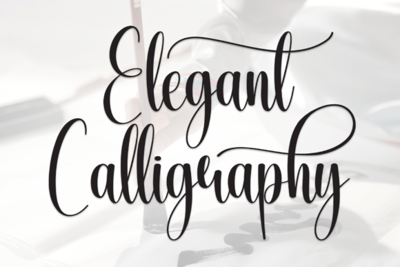Elegant Calligraphy Font - Featured Image