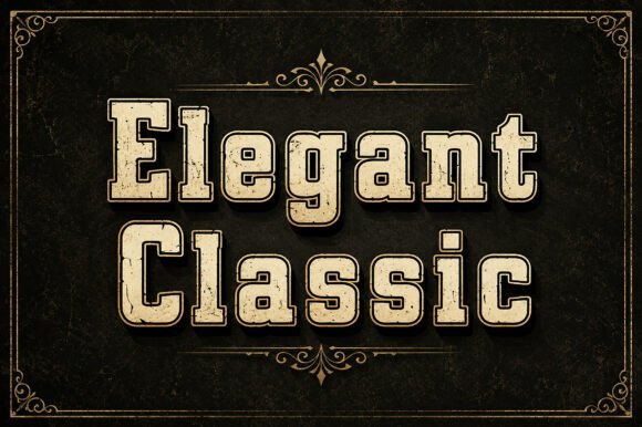 Elegant Classic Font - Featured Image