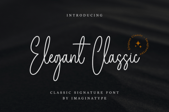 Elegant Classic Signature Font - Featured Image