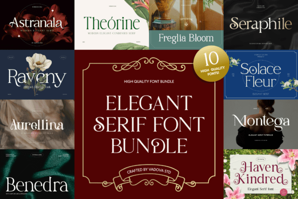Elegant Serif Bundle Font - Featured Image