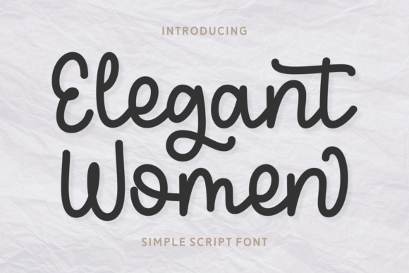 Elegant Women Font - Featured Image