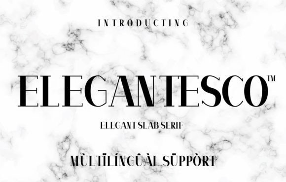 Elegantesco Font - Featured Image